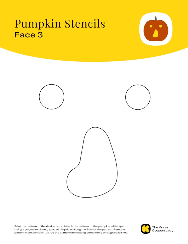 face pumpkin stencils printable