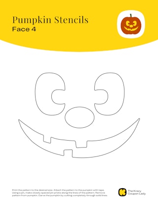 face pumpkin stencils printable