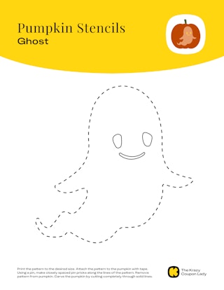 ghost pumpkin stencils printable