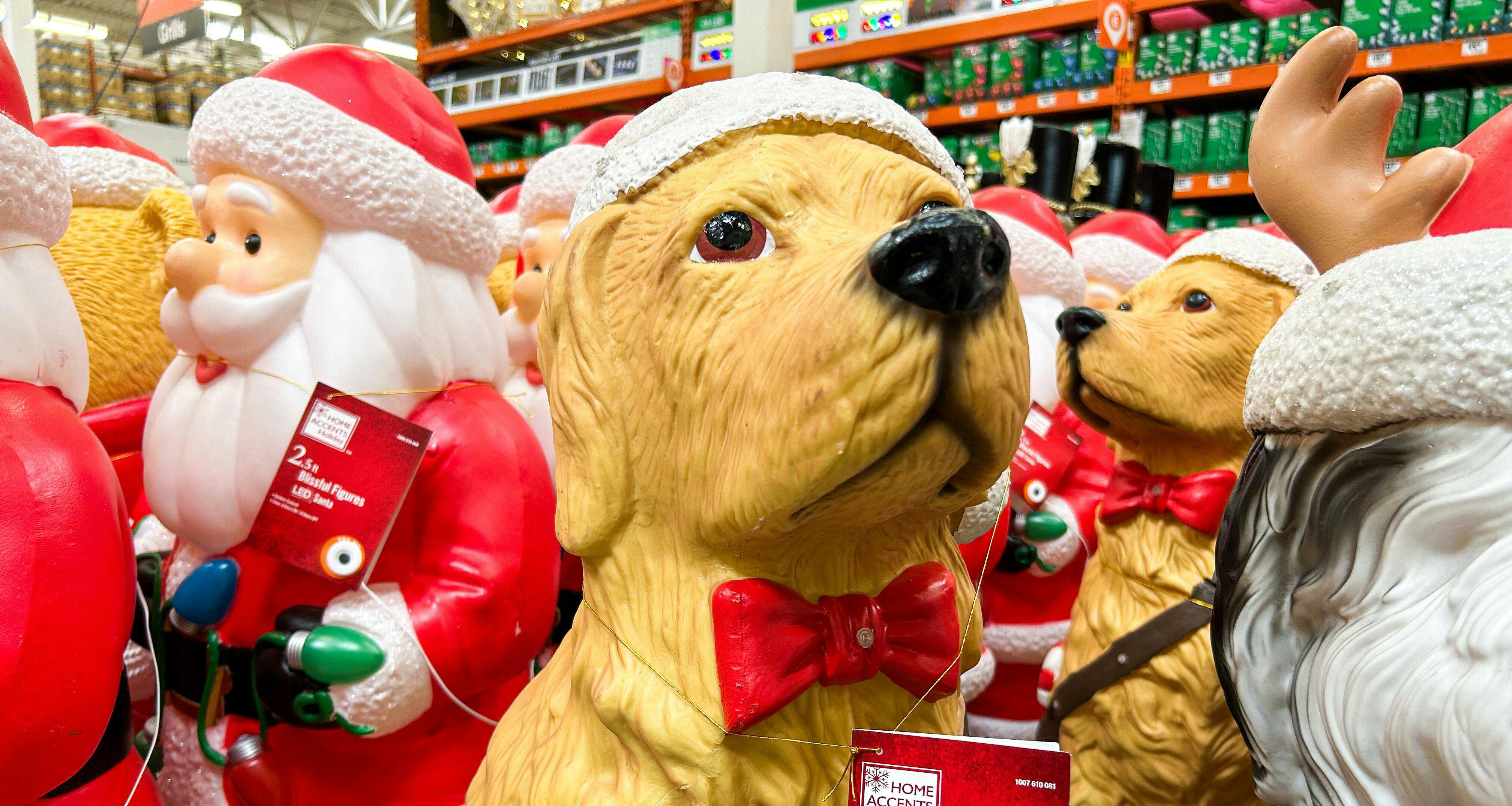 Christmas Golden Retriever At Home Depot The Krazy Coupon Lady   Home Depot Christmas Dog 2022 3 1665511713 1665511713 