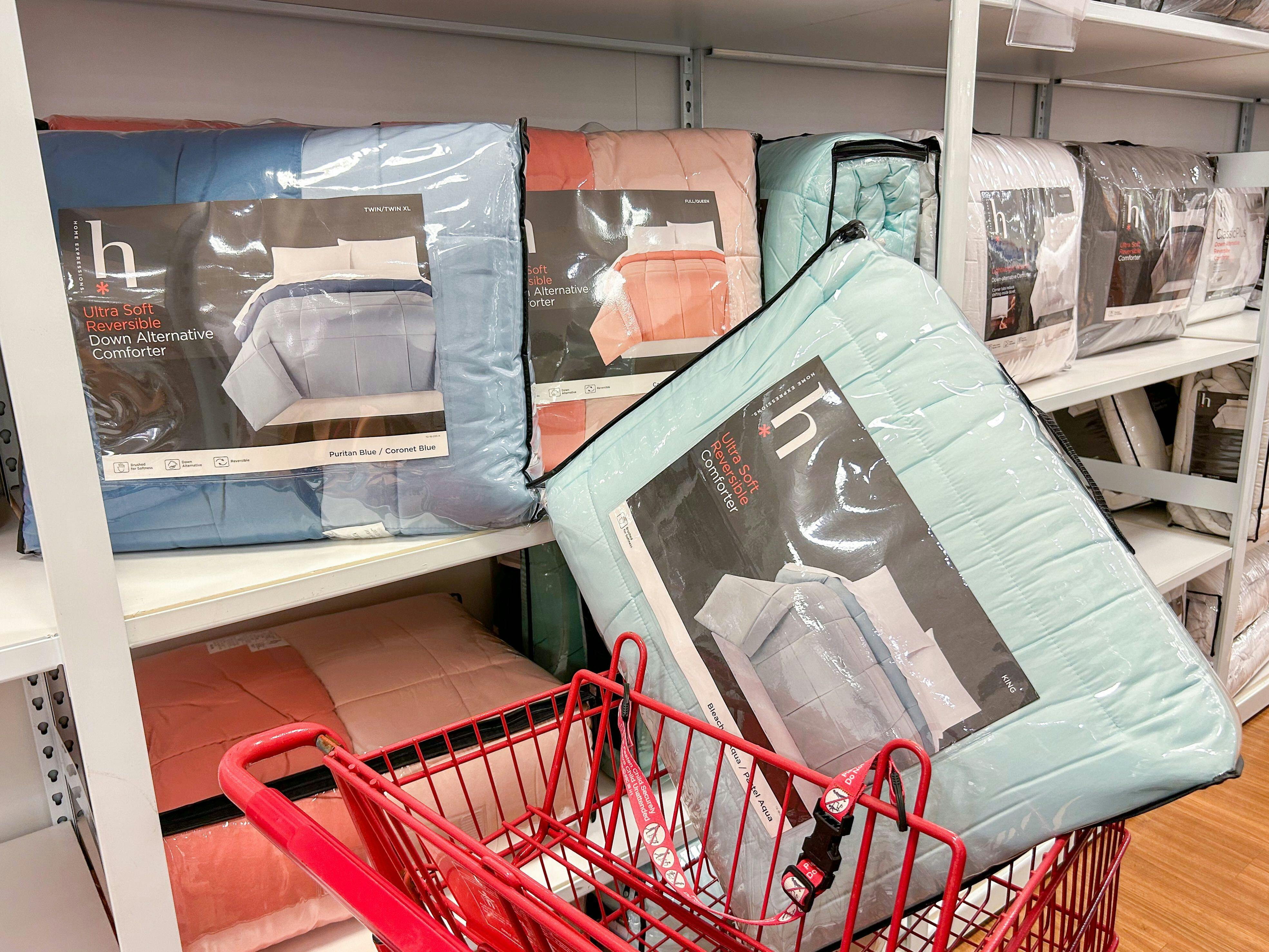 Down-Alternative Reversible Comforter 