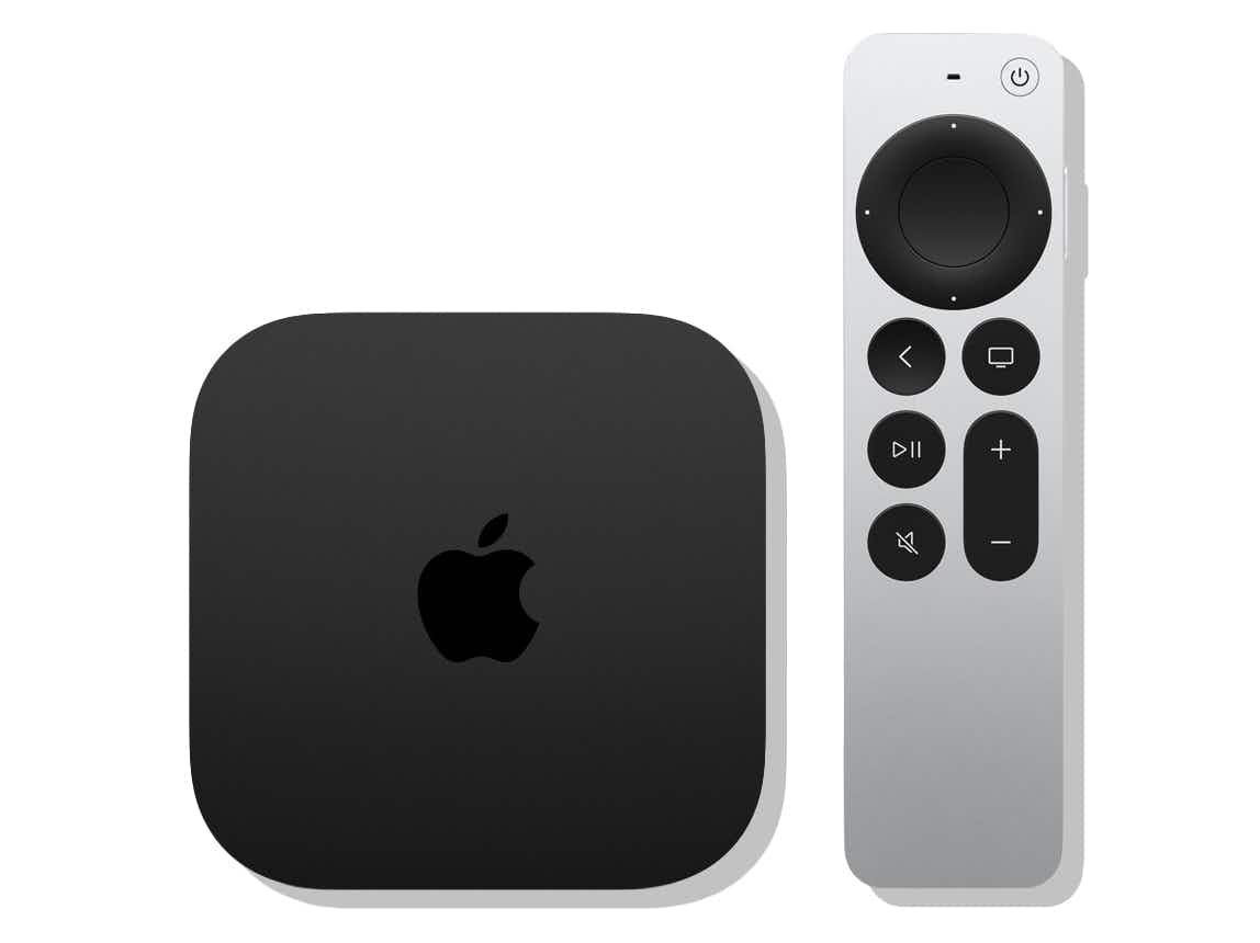 apple tv device and remote