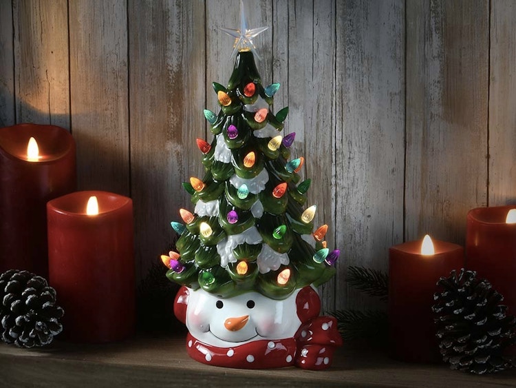 pre-lit Christmas Tree Table Decor