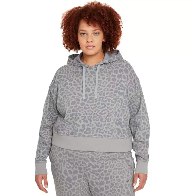 Nike Plus Size Dri-FIT Get Fit Pullover Printed Training Hoodie