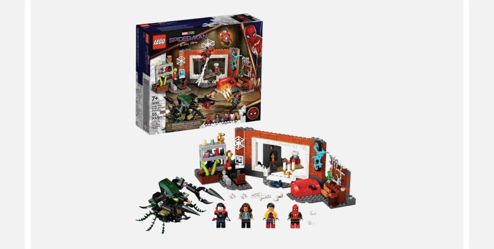 disney marvel spiderman lego set