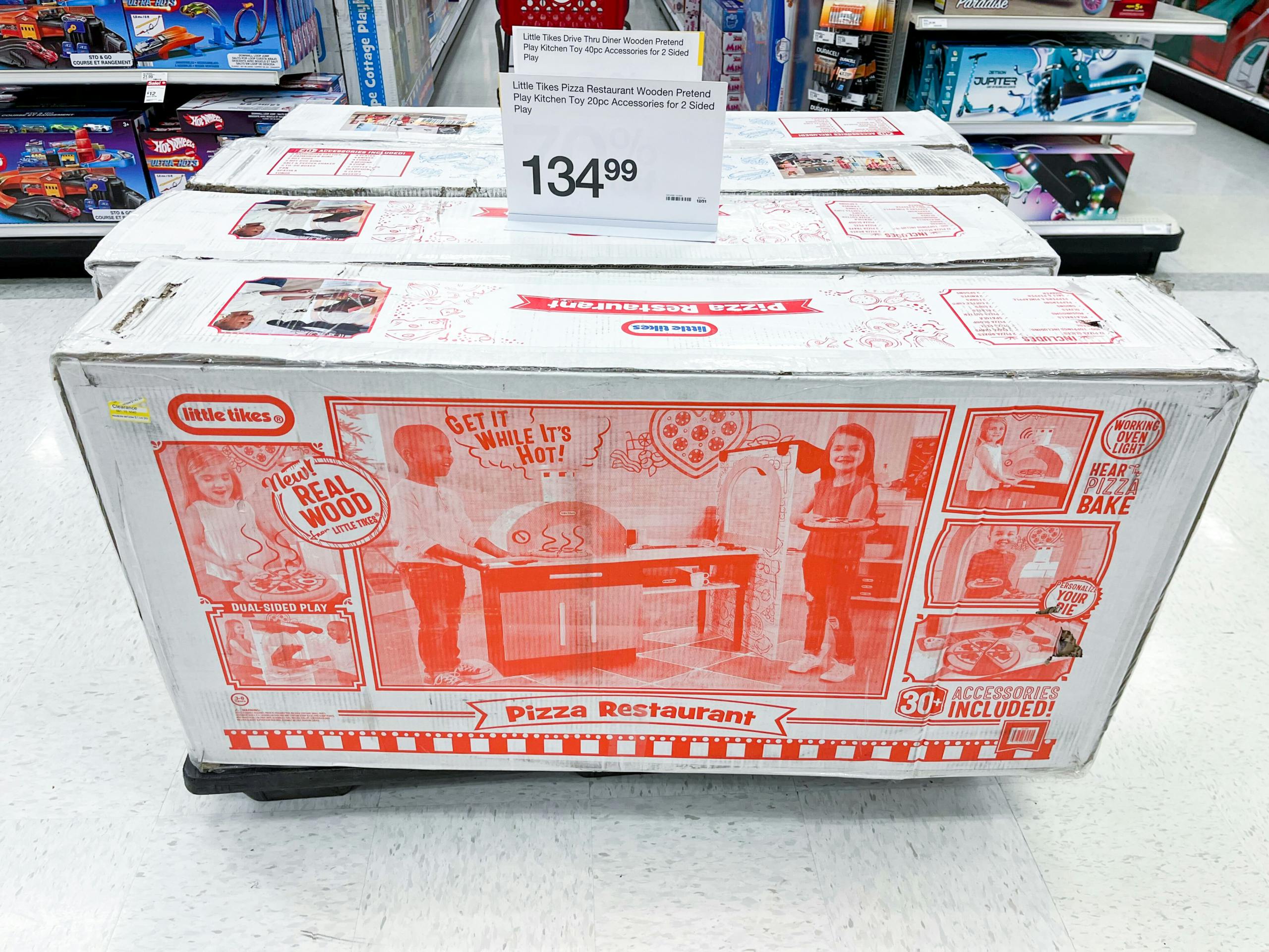 little tikes pizza kitchen box