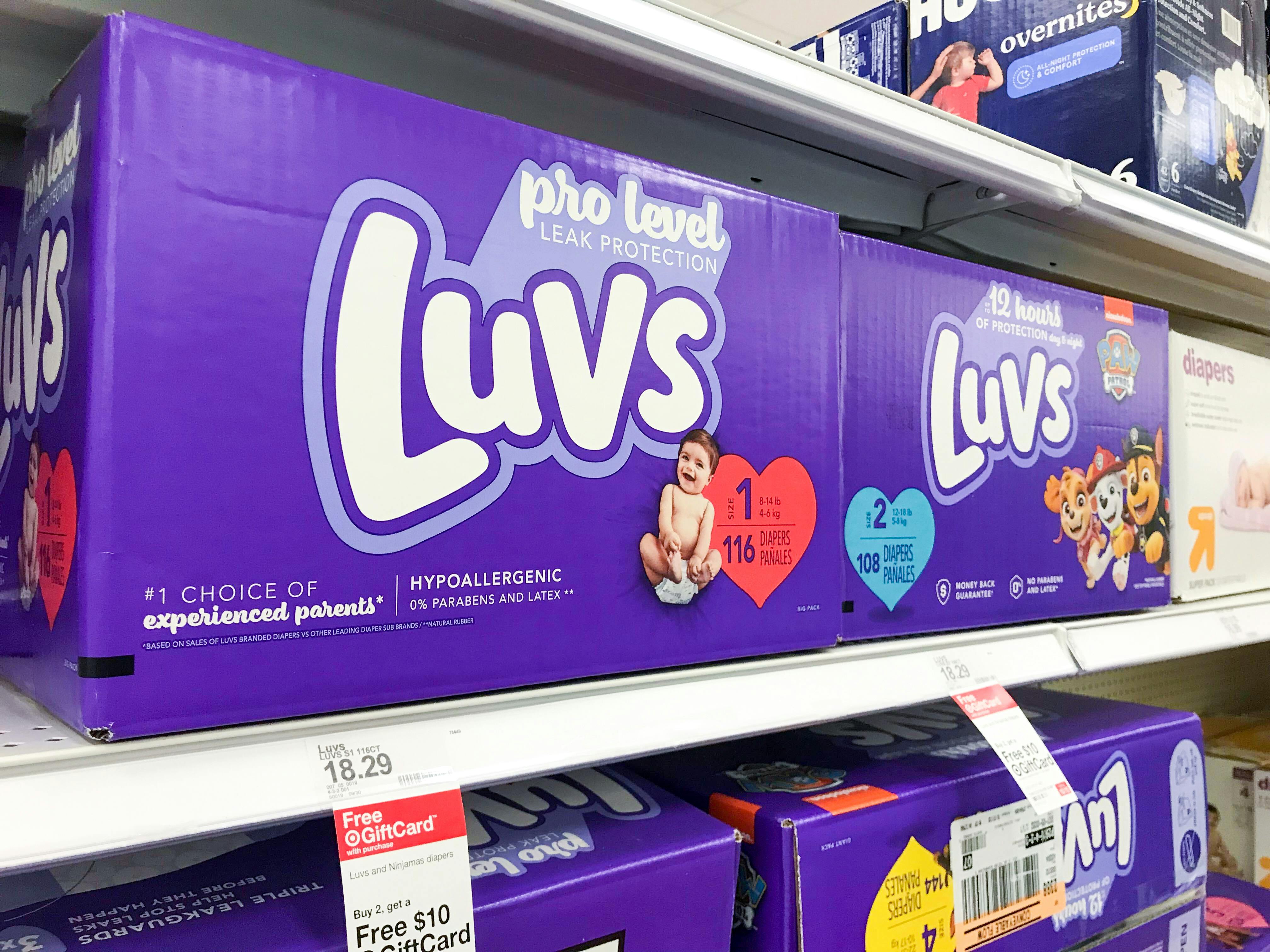 Luvs Diapers, Only $12.63 at Target - The Krazy Coupon Lady