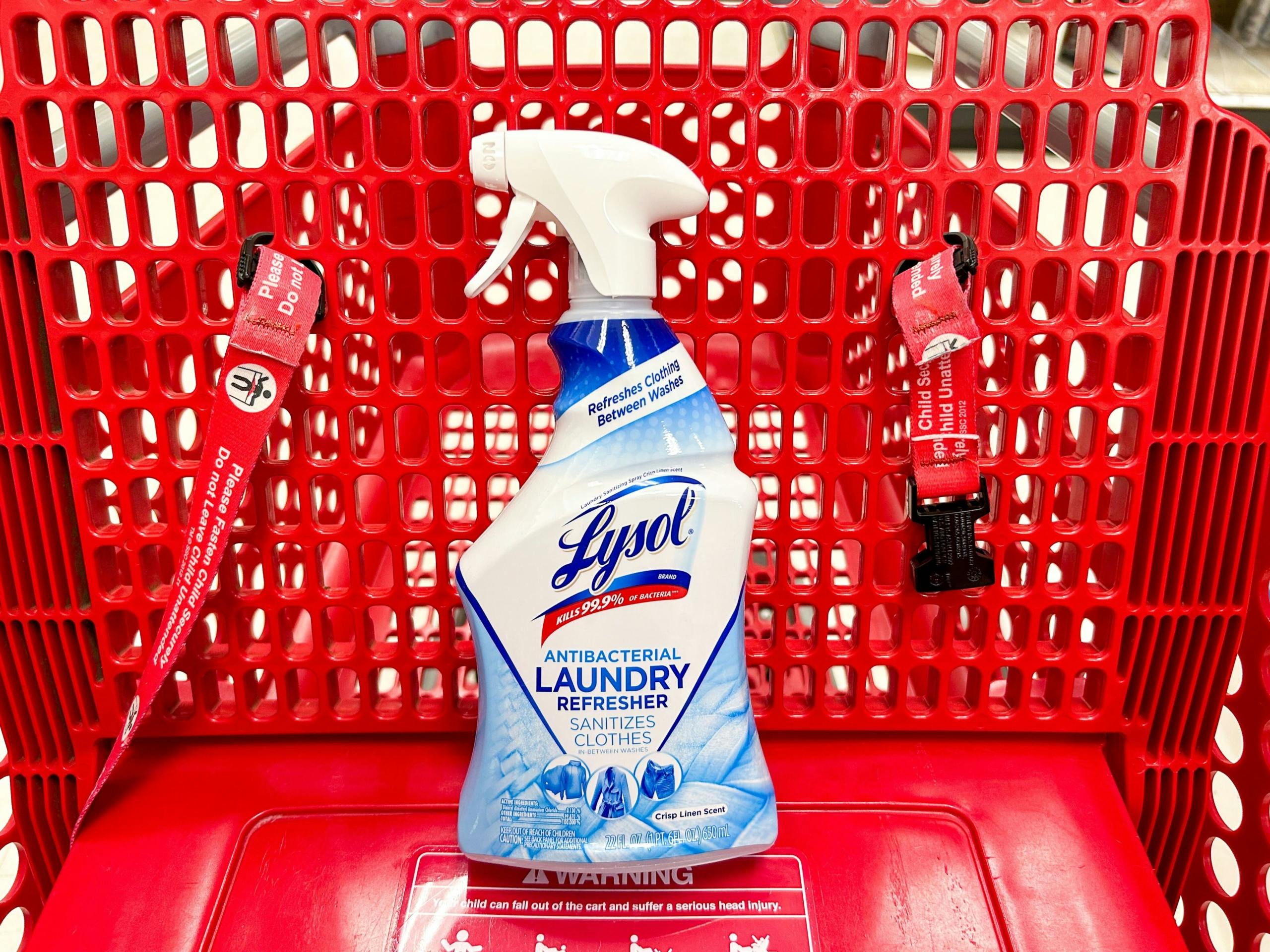 Lysol Antibacterial Laundry Refresher, Only 2.71 at Target — No
