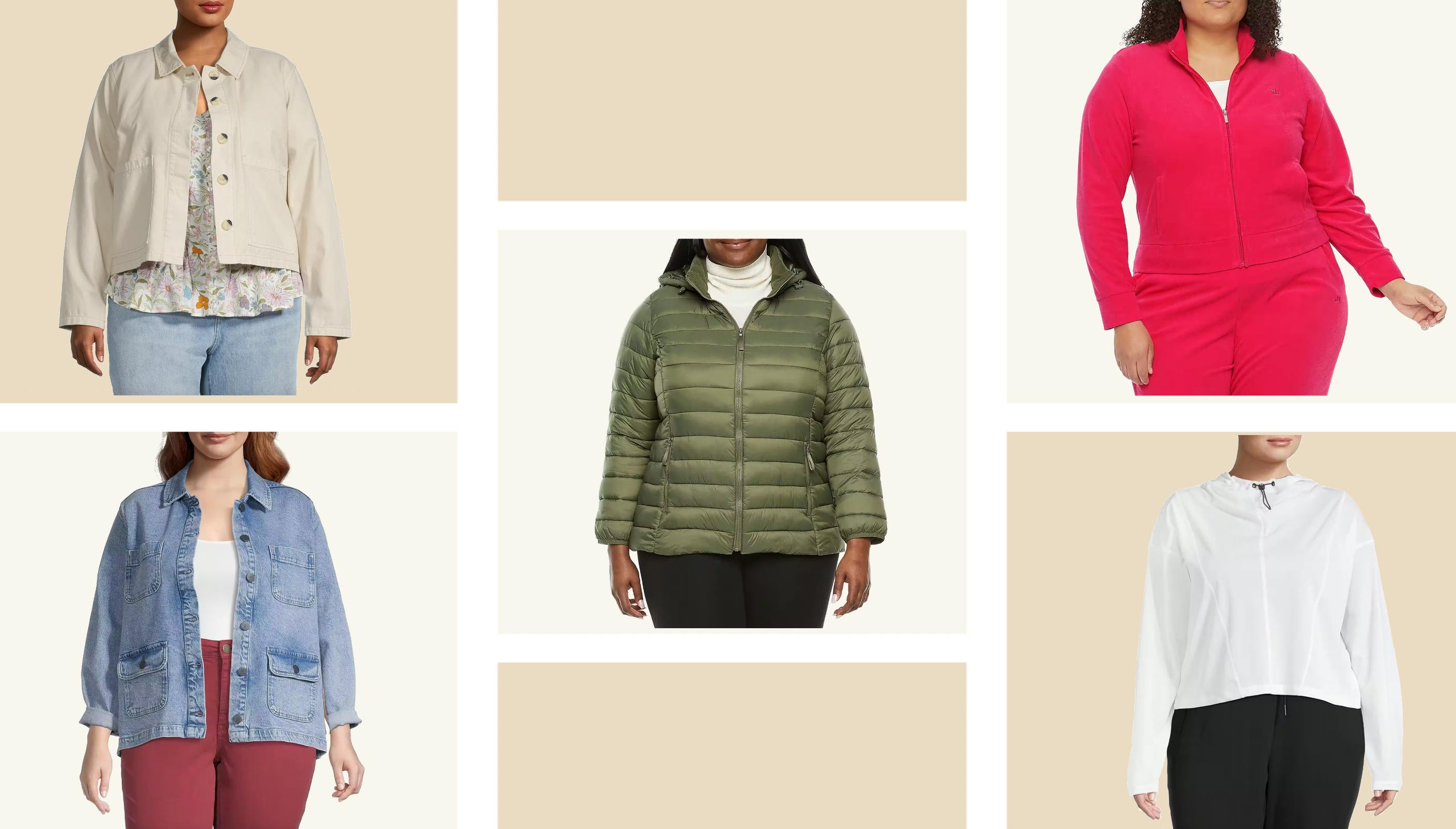 Plus-Size Jackets, as Low as $10 at 