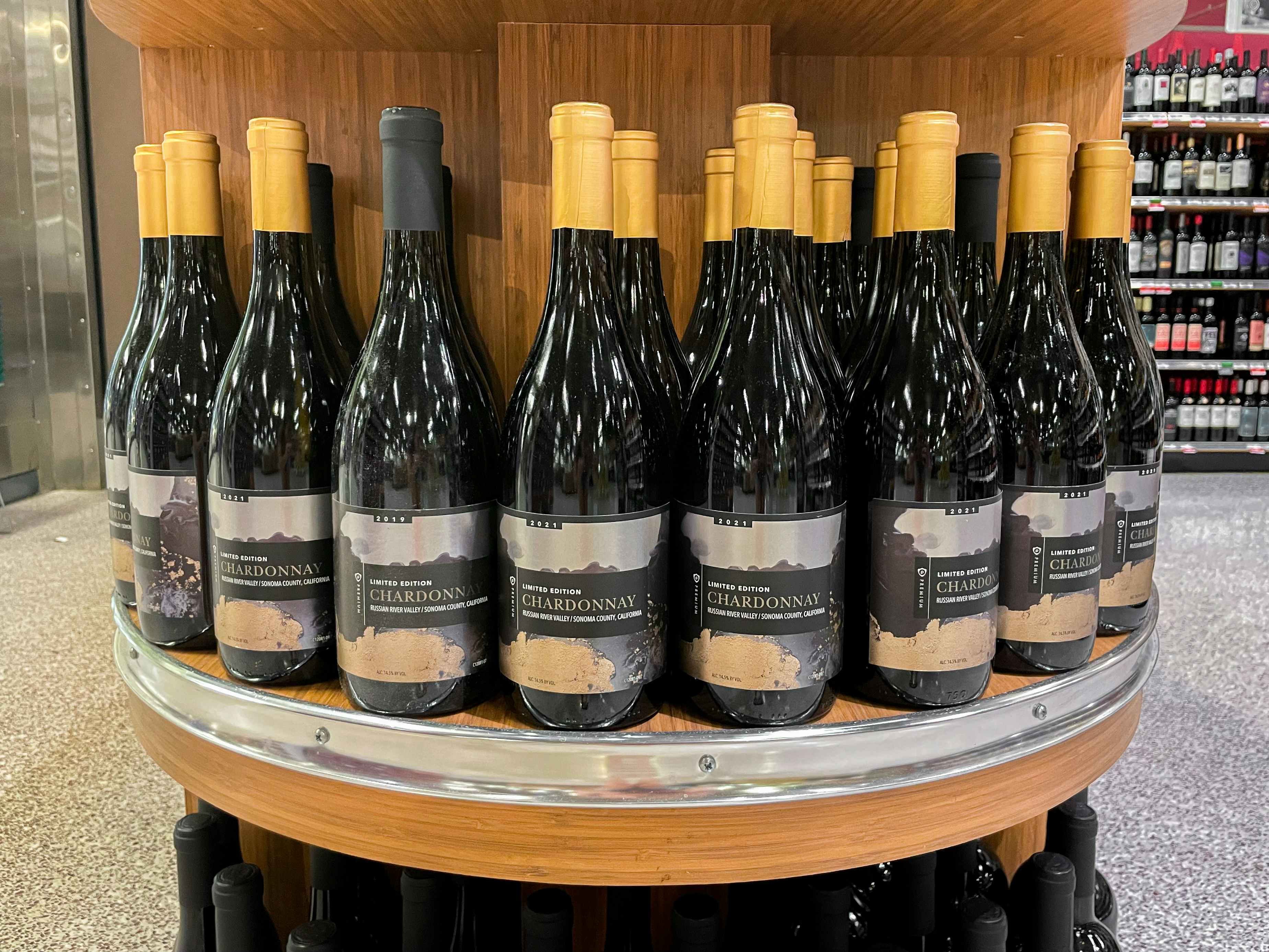 Publix Premium wine on a shelf