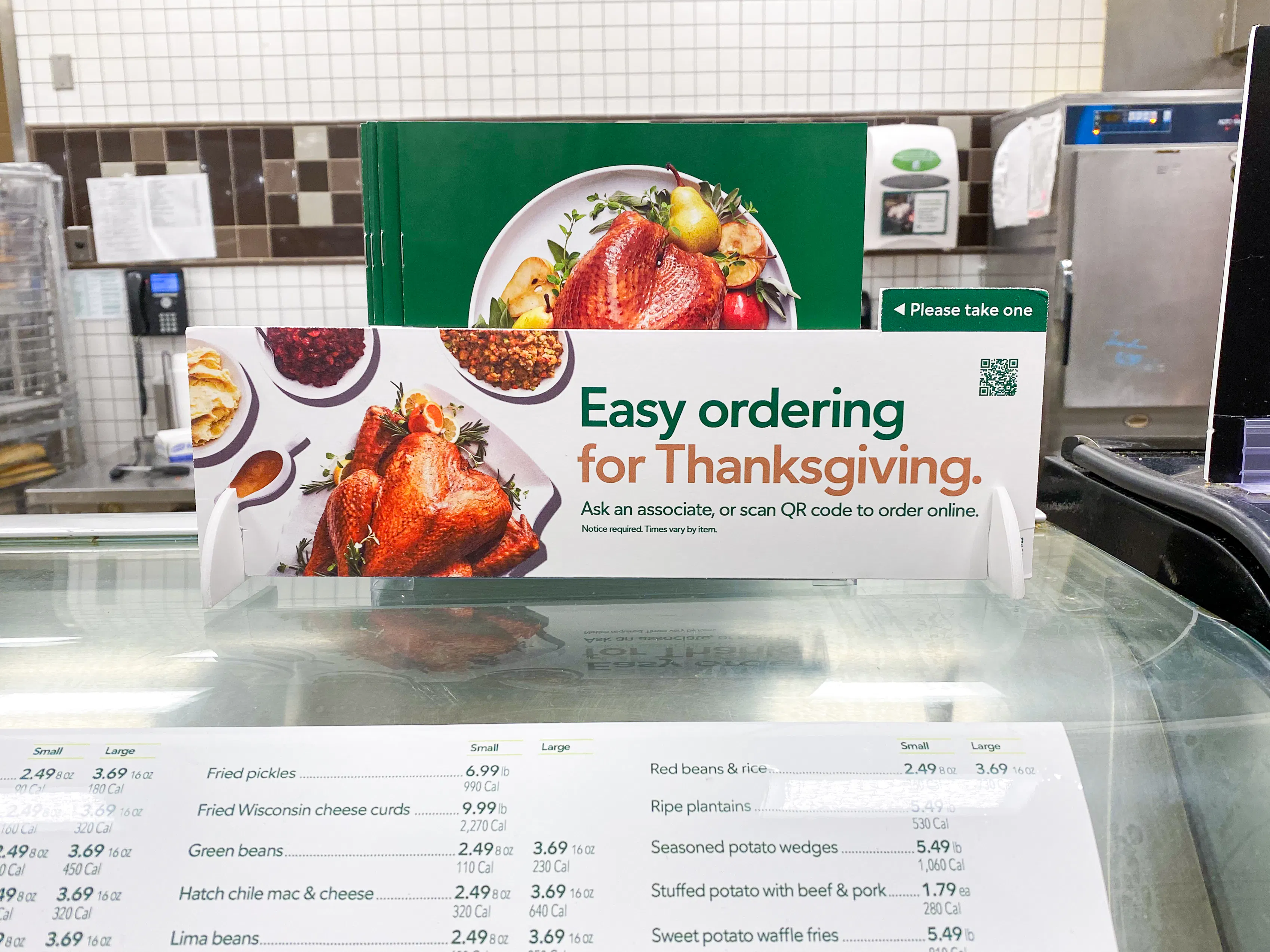 Walmart Thanks Giving Deli Order