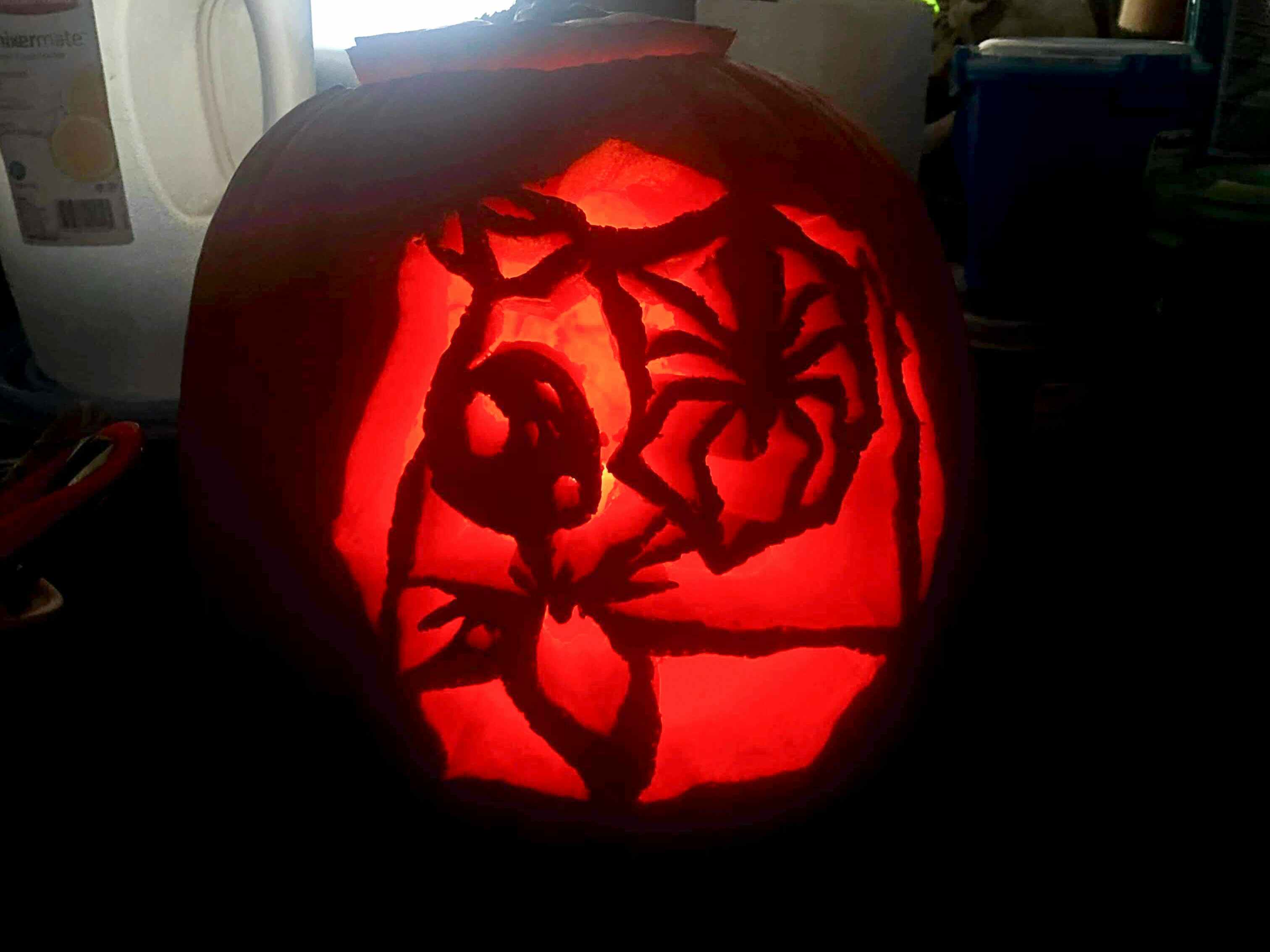 Carved pumpkin