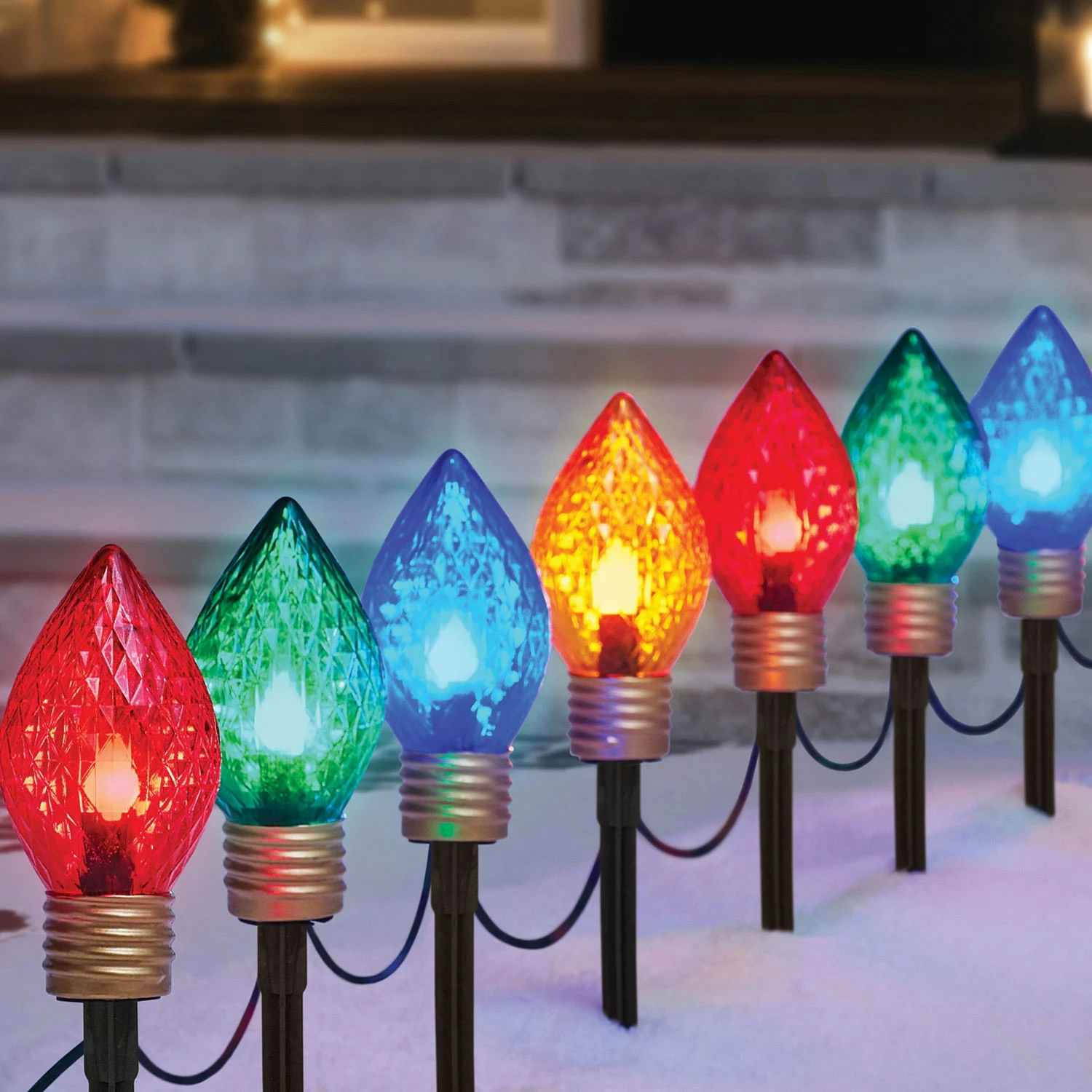 christmas light led pathway lights