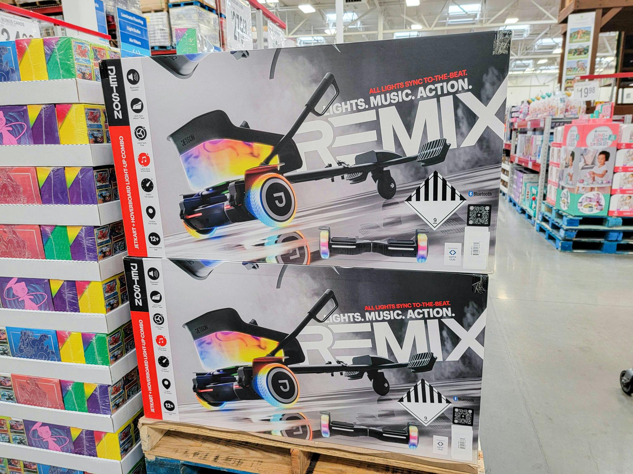 Jetson Remix LightUp Hoverboard & GoKart Combo, 50 Off at Sam's Club The Krazy Coupon Lady