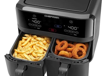 Chefman TurboFry Digital Touch Dual Basket Air Fryer XL