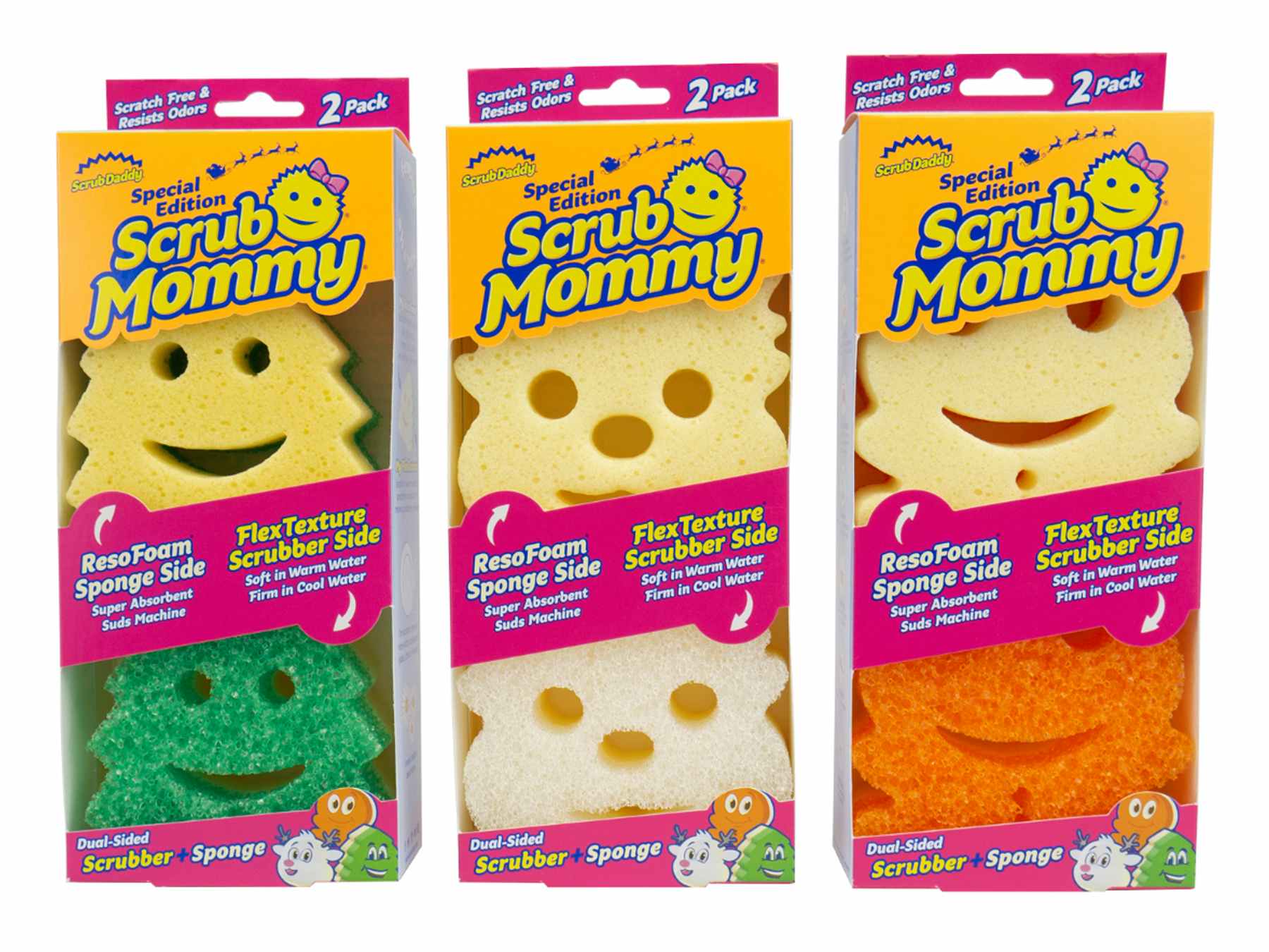 Holiday Scrub Daddy Shapes Are $4 Each, Perfect for White Elephant