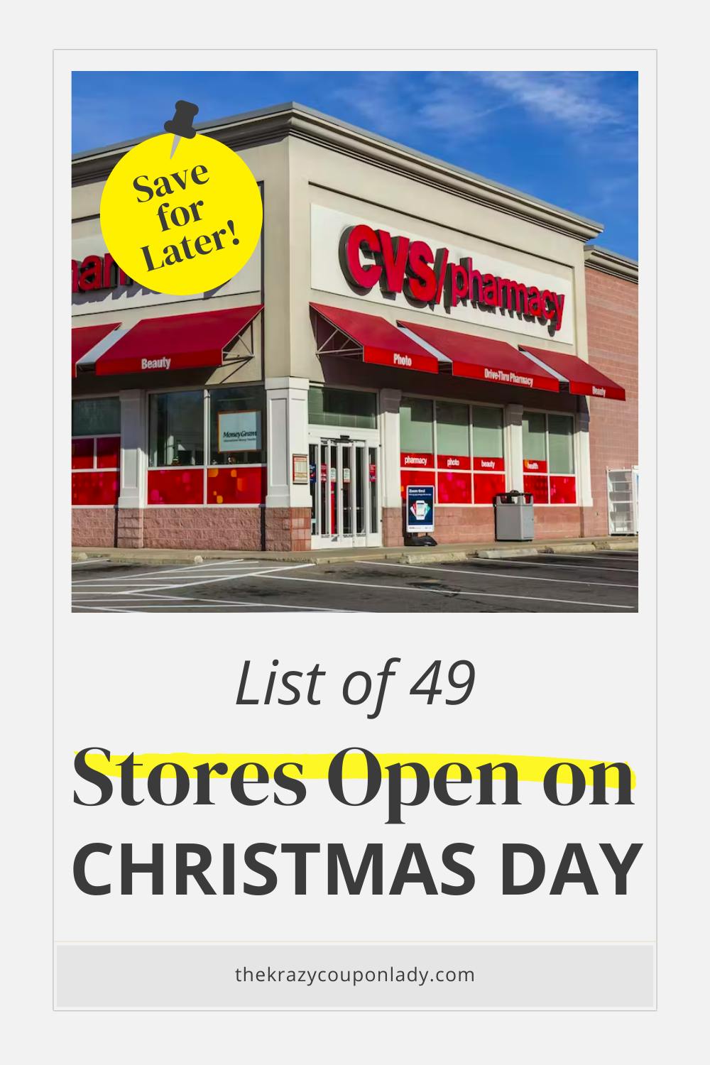 49 Stores Open On Christmas Day In 2022 - The Krazy Coupon Lady