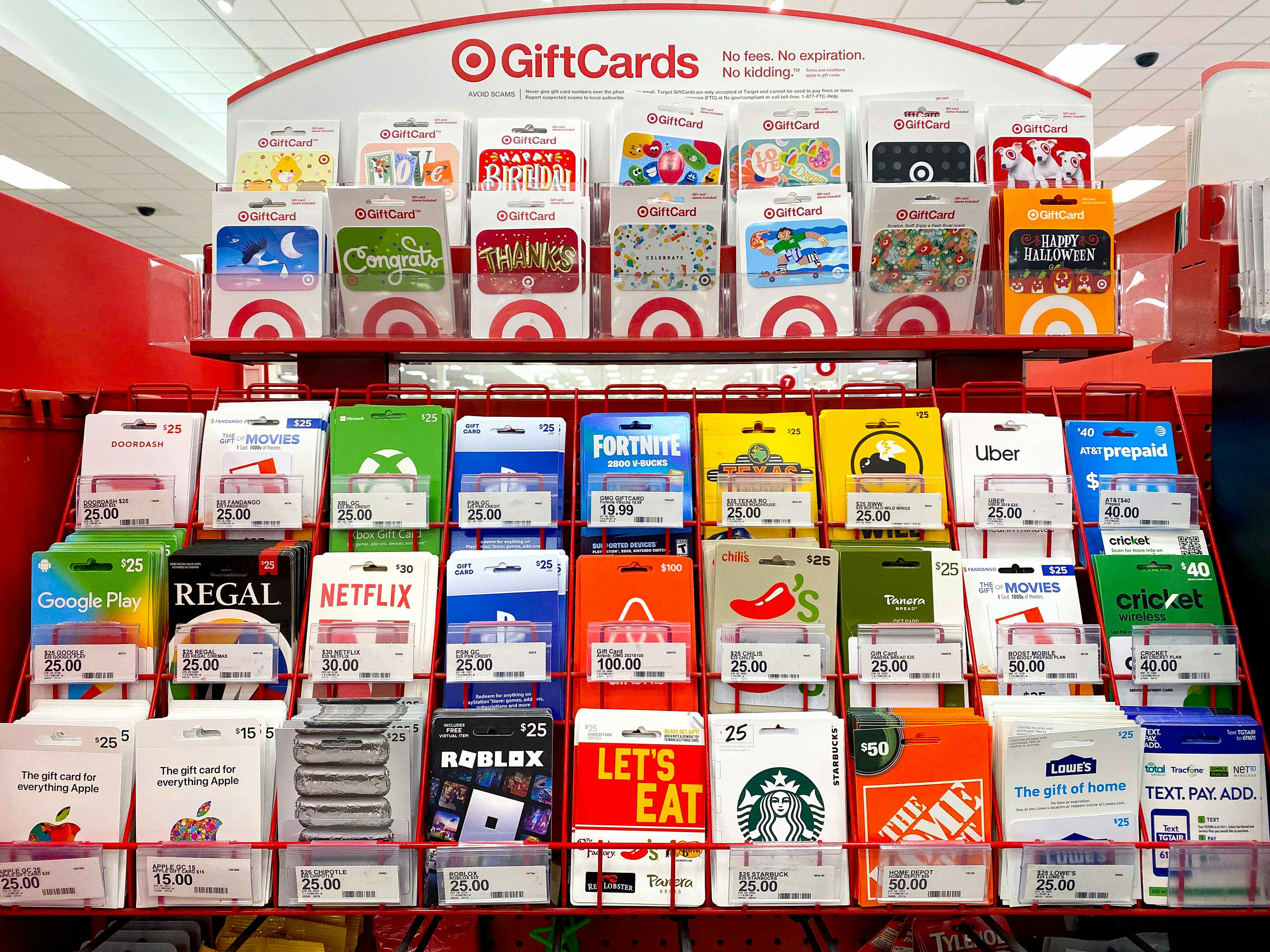 TODAY ONLY get a FREE $5 gift card for every $25 in gift cards