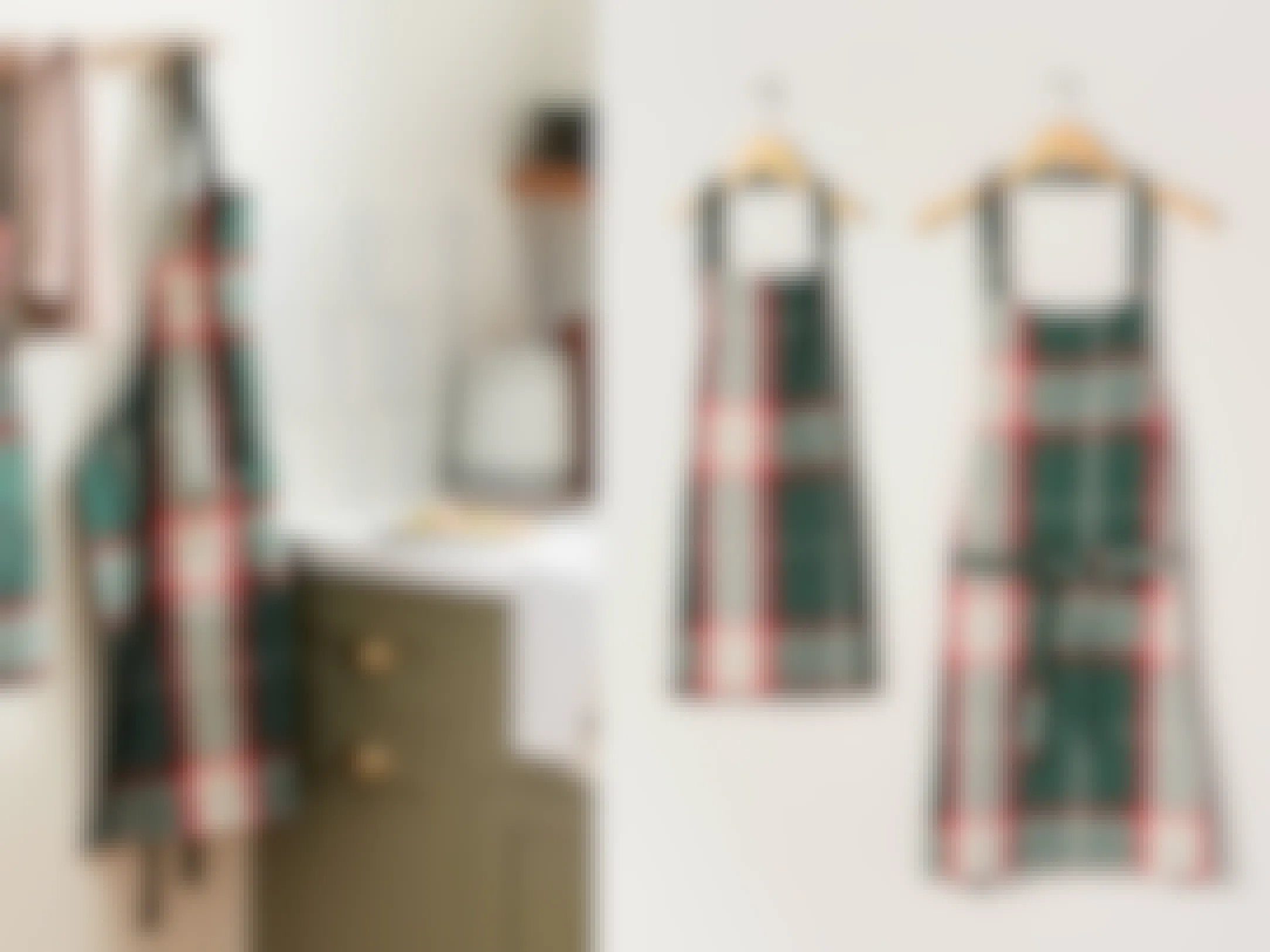 Hearth and Hand by Magnolia Holiday plaid aprons