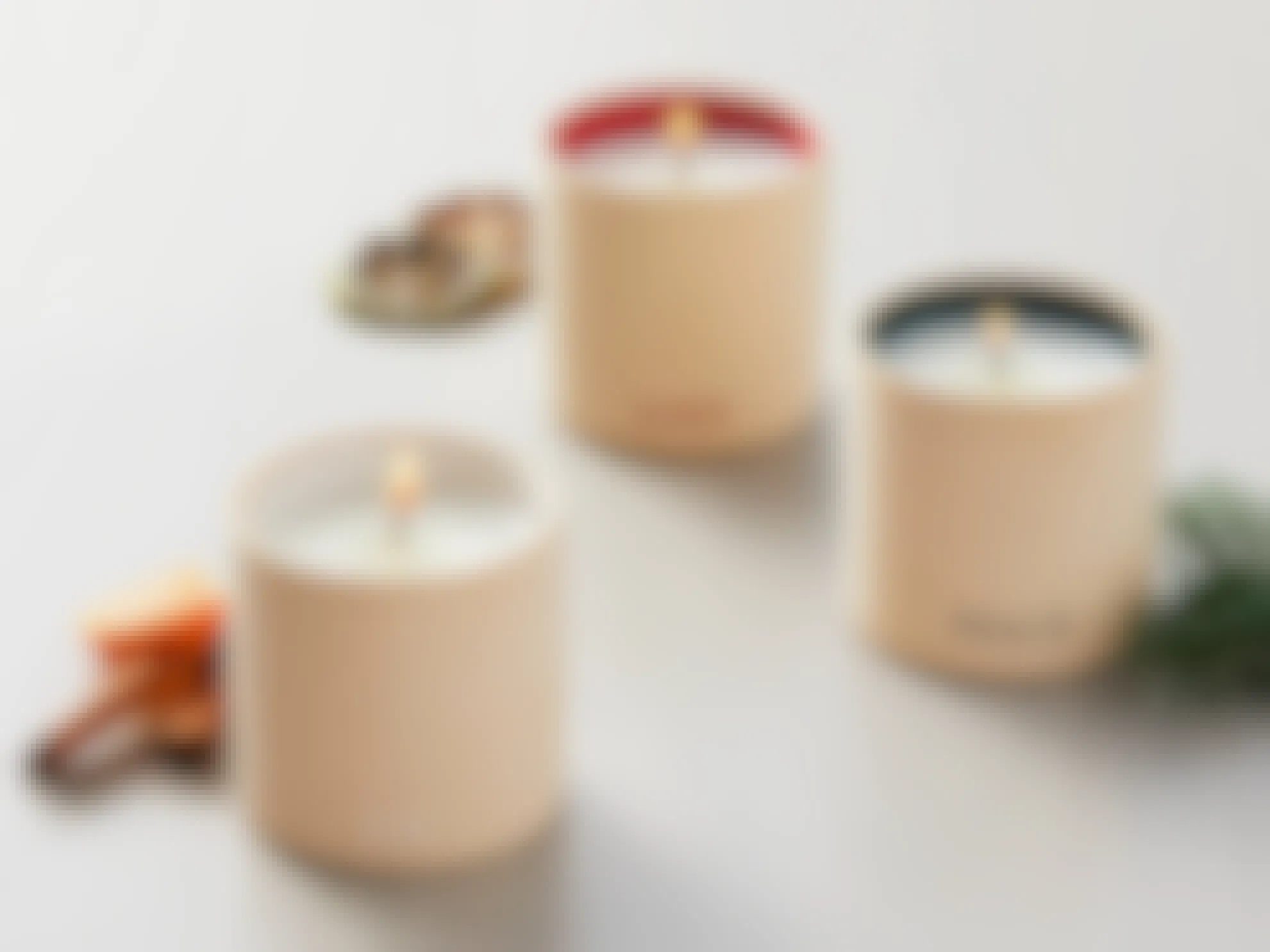Hearth and Hand by Magnolia Holiday love/peace/joy sentiments candles set