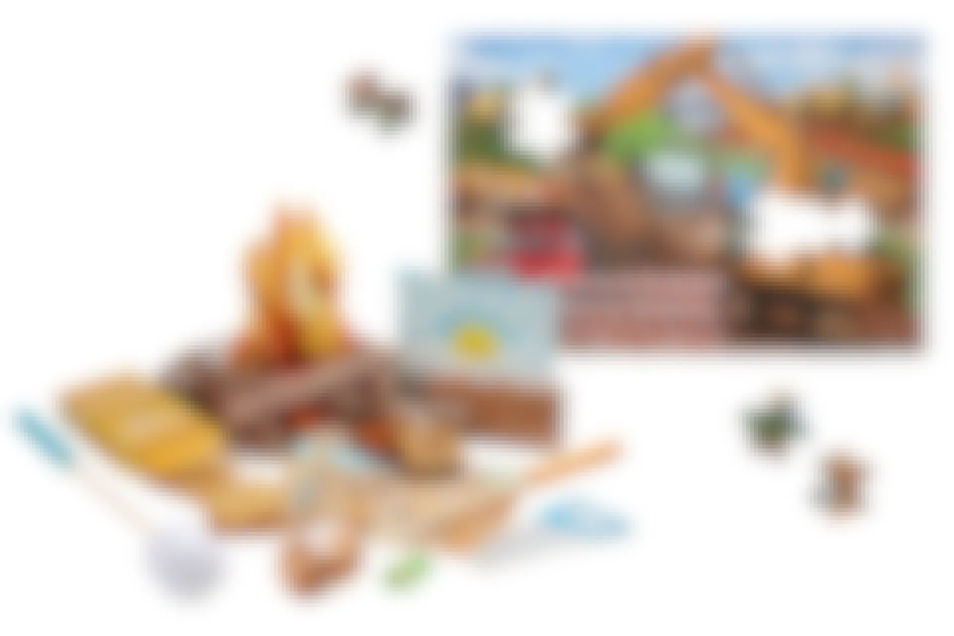 melissa and doug campfire set and jumbo puzzle toys