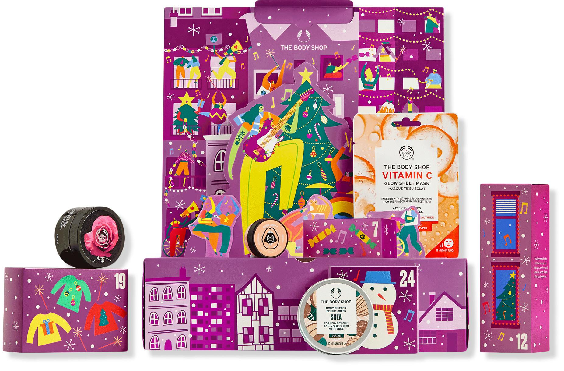 A The Body Shop Share the Joy Advent Calendar on a white background