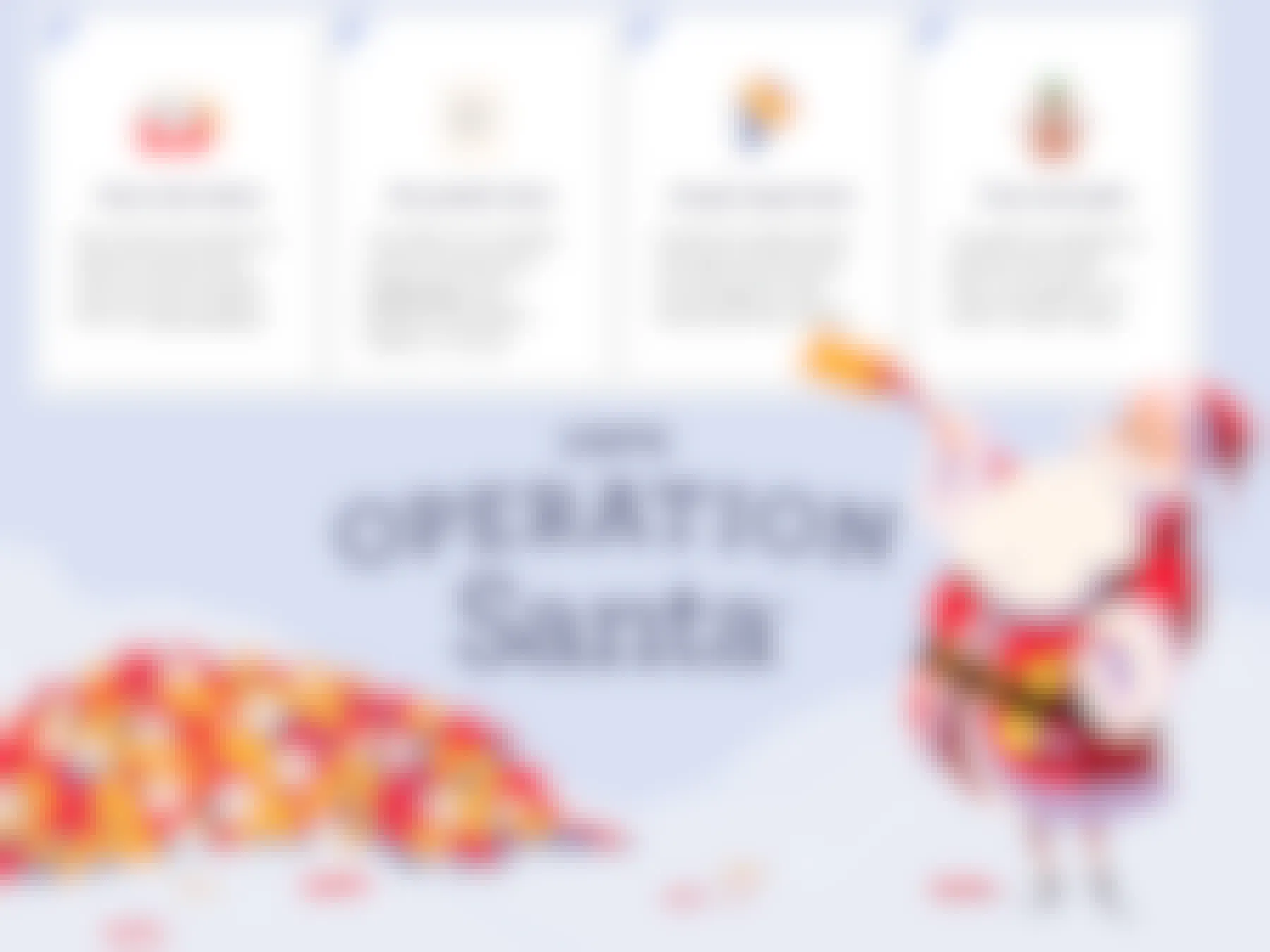 4 steps to how Operation Santa works.