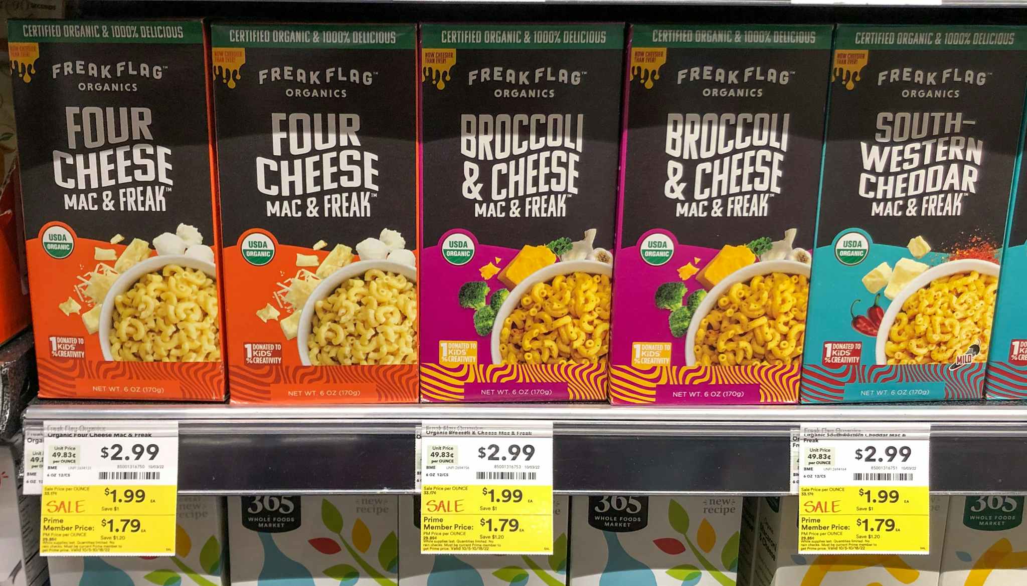 mac and cheese at whole foods