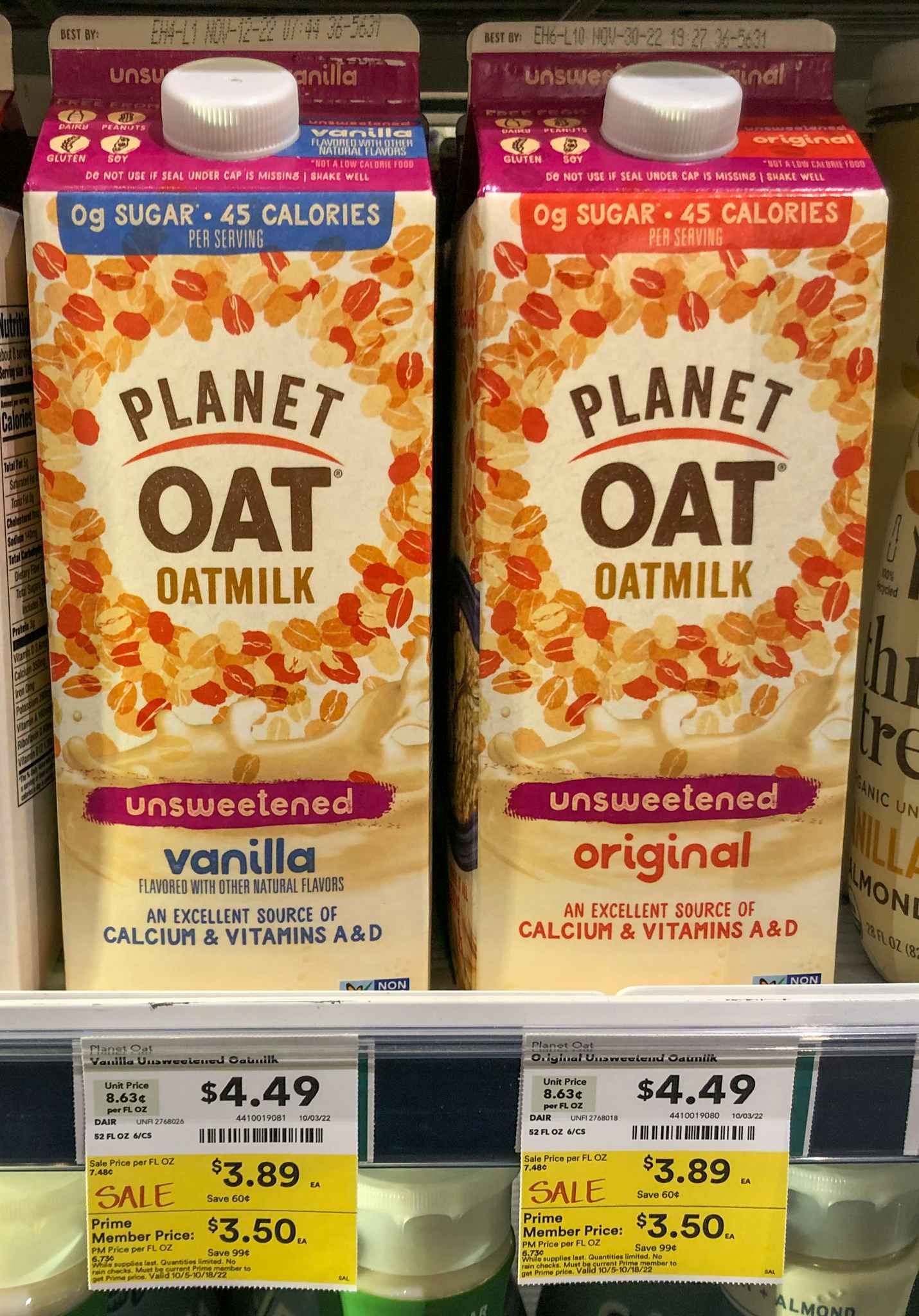 oatmilk at whole foods