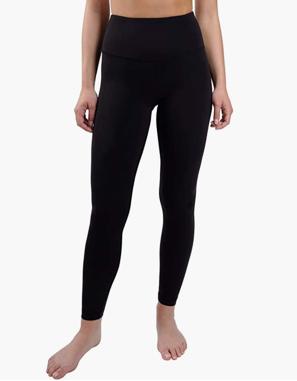 Yogalicious High Waist Ultra Soft Leggings for Women in Black