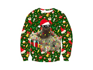 ugly Christmas sloth sweater