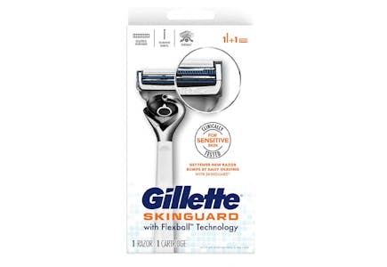 Gillette Razor Handle + 1 Blade Refill