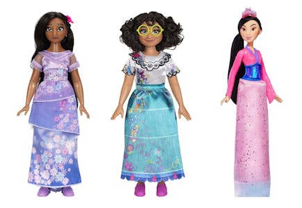 3 Disney Princess Dolls