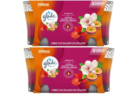 2 Glade Candle 2-Packs