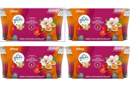4 Glade Candle 2-Packs