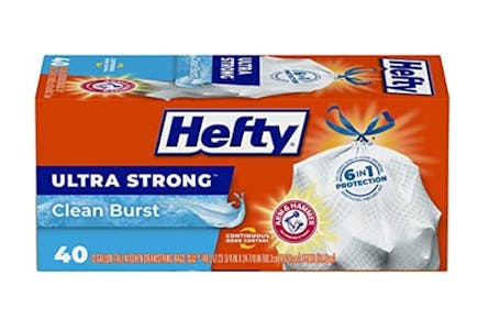 120 Hefty Scented Trash Bags