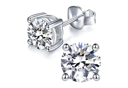 Moissanite Studs