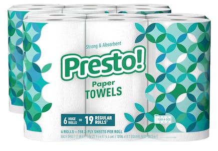 2 Presto Paper Towels