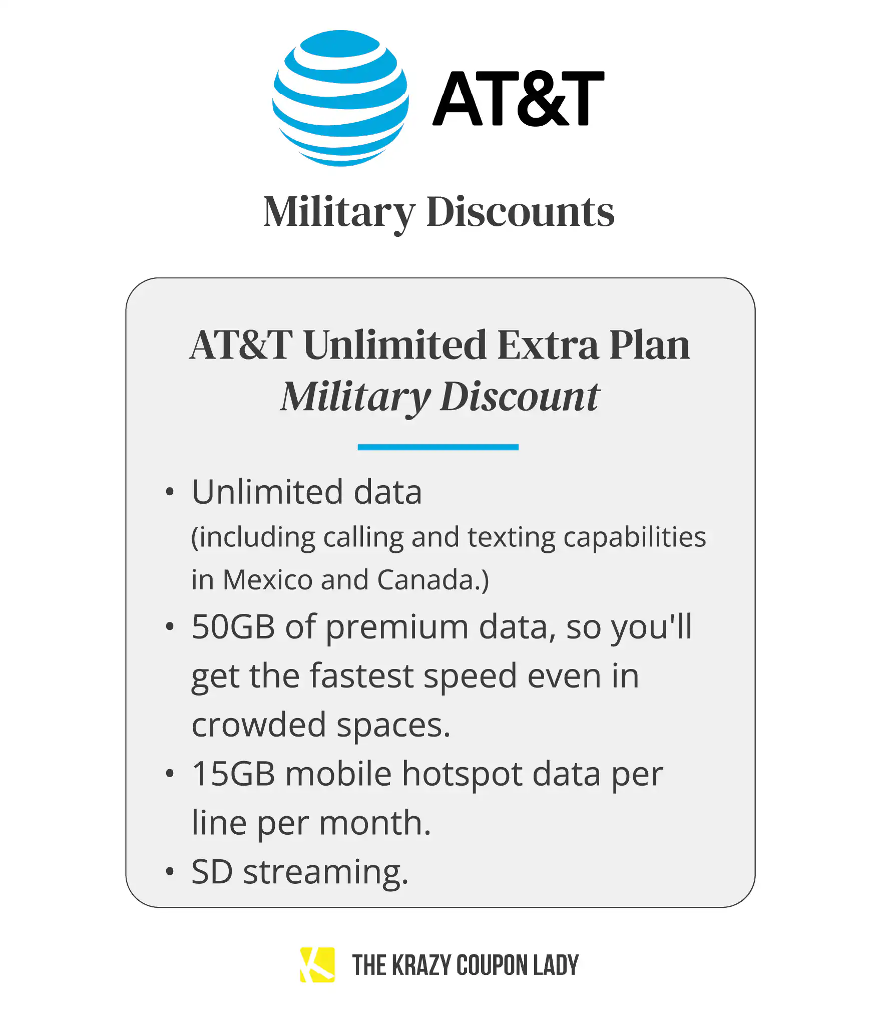 AT&T Military Discount: How It Works - The Krazy Coupon Lady