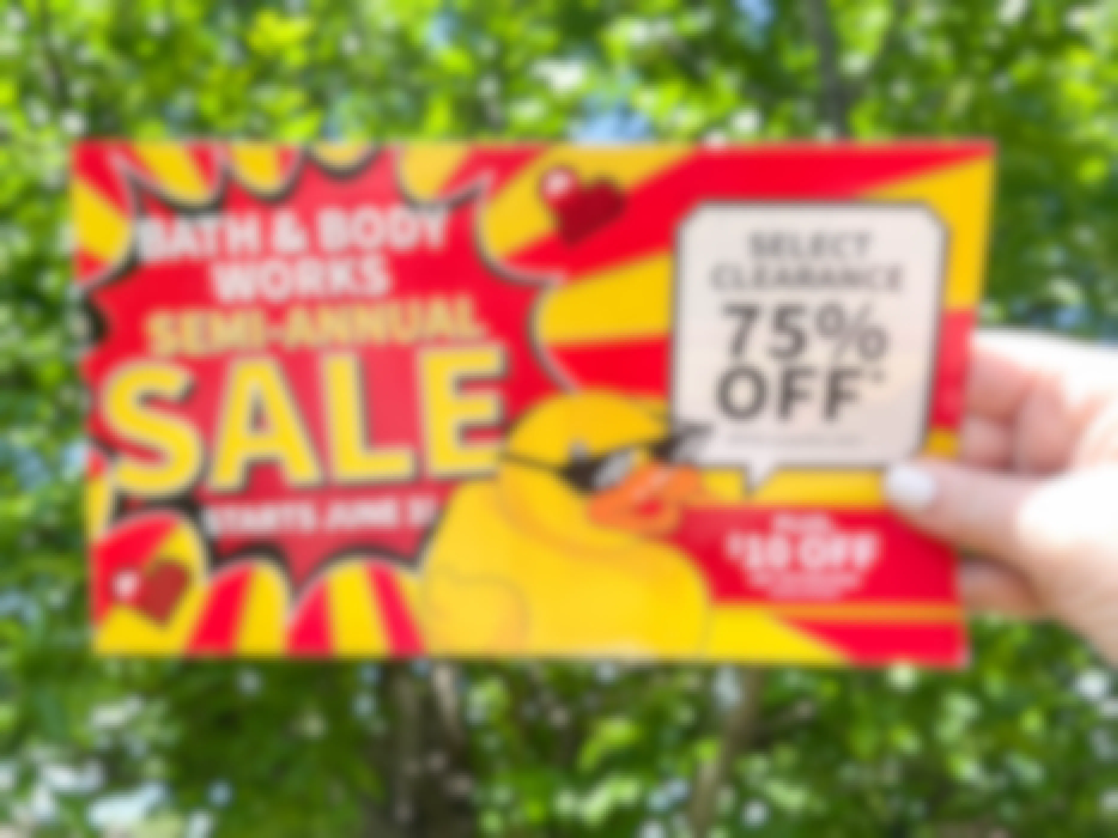 bath and body works semi annual sale mailer flyer