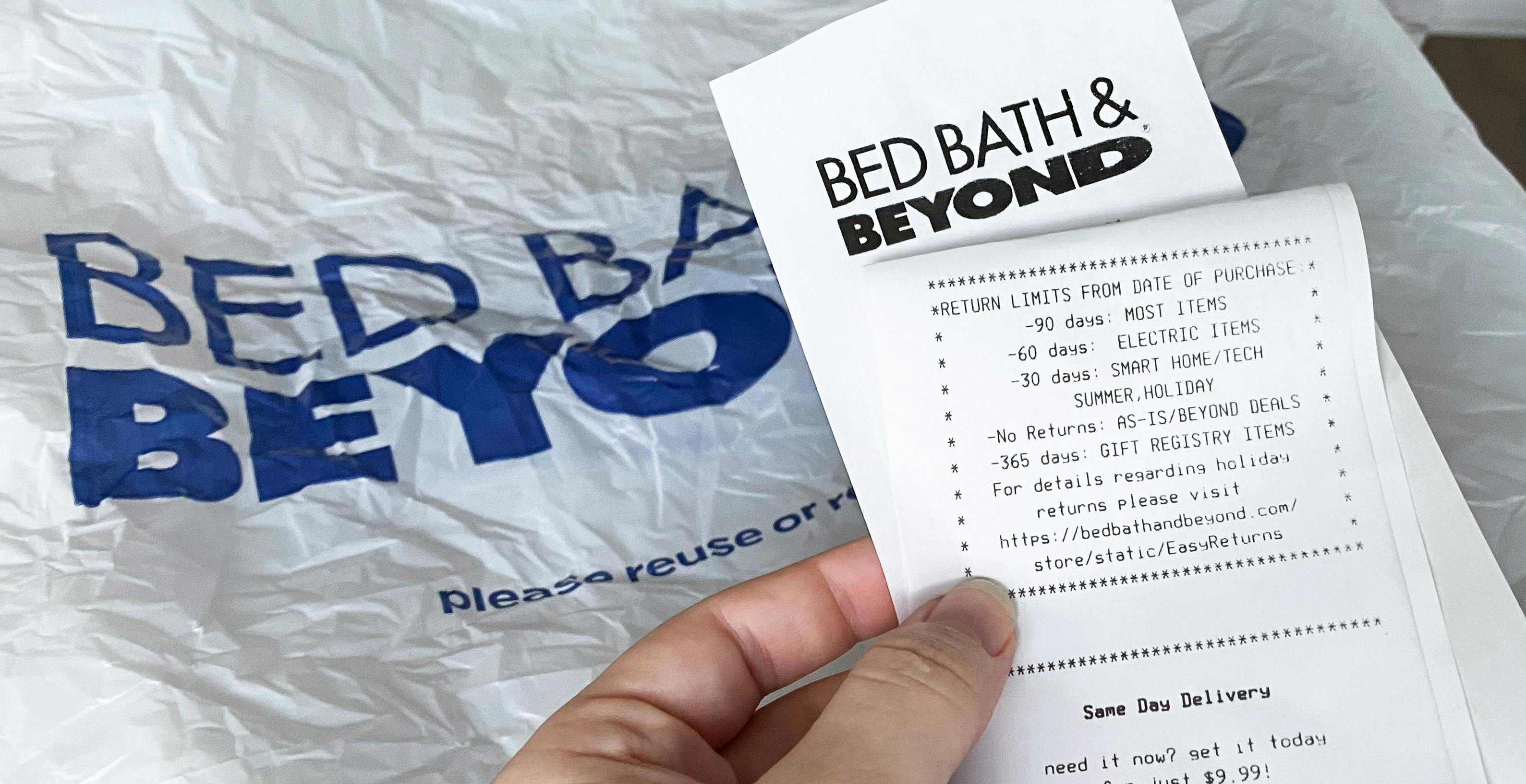 bed bath and beyond air mattress return policy