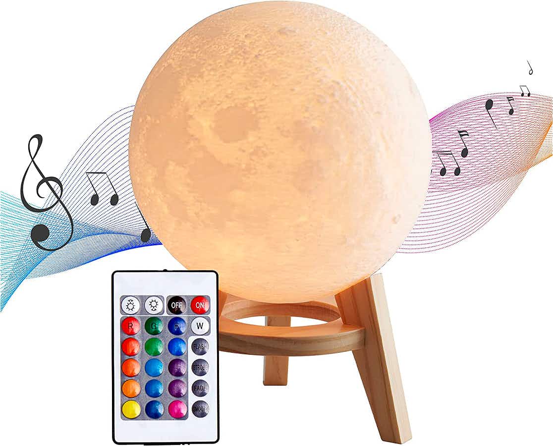 gifts for teens - A Color-Changing Moon Light and remote