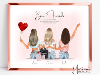 A framed piece of art from Mariang shop.com