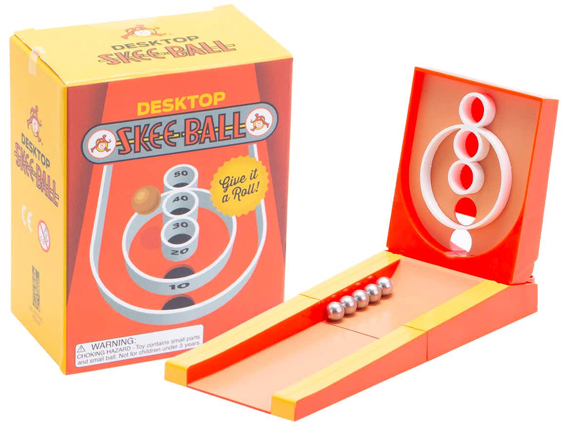 gifts for teens - A tiny skee ball game meant for a desk