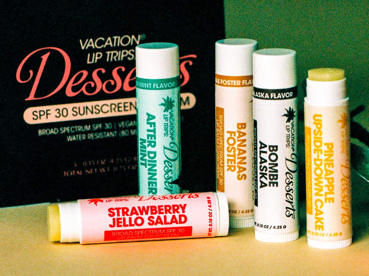 gifts for teens - The Desserts Lip Balm Collection from Vacation Inc