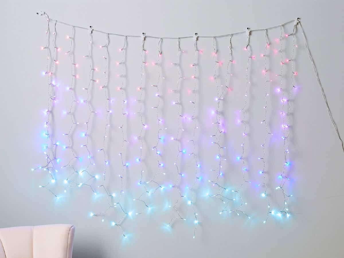 gifts for teens - Colorful string lights hanging on a wall
