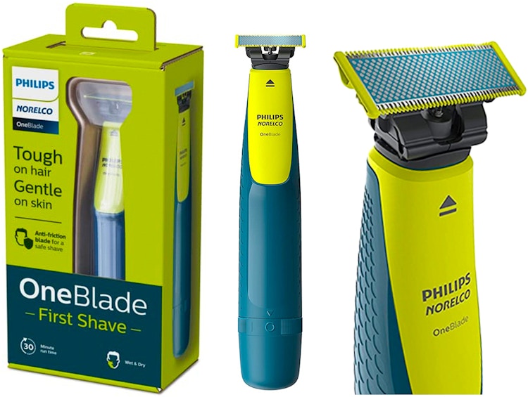 A OneBlade First Shave razor 
