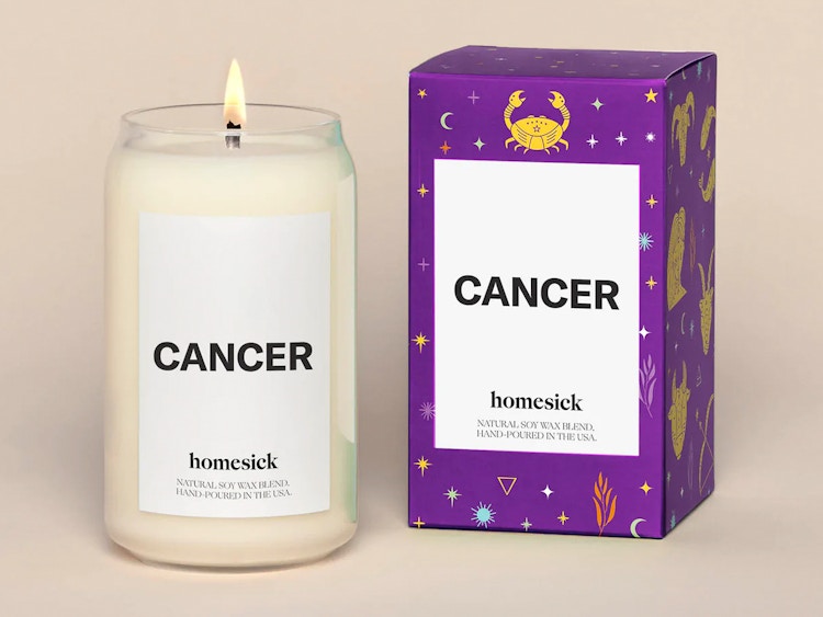 A candle for the zodiac sign Cancer