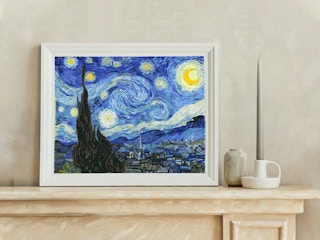 Starry night paint-by-number