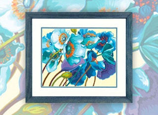 A finished Joann Paint by number painting